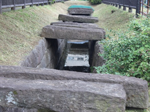 神田上水石碑（東京都水道歴史館）