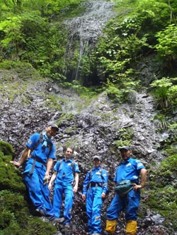 写真：森林レンジャーあきる野、4人の精鋭たち
