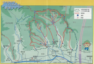 「（仮称）野鳥の森・こども自然公園」散策マップ