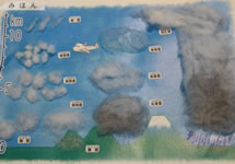 NPO法人気象キャスターネットワークのブースでは、気象について学びながら、オリジナルの雲図鑑を作成。 (C)足立区