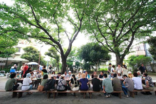 写真９　緑のここちよさを味わうイベントを住民が主催(中野）