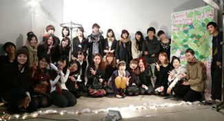 東京・代官山で開催した2010年11月にファッションショー・イベント“Be Fair Fashion”の運営スタッフたち。