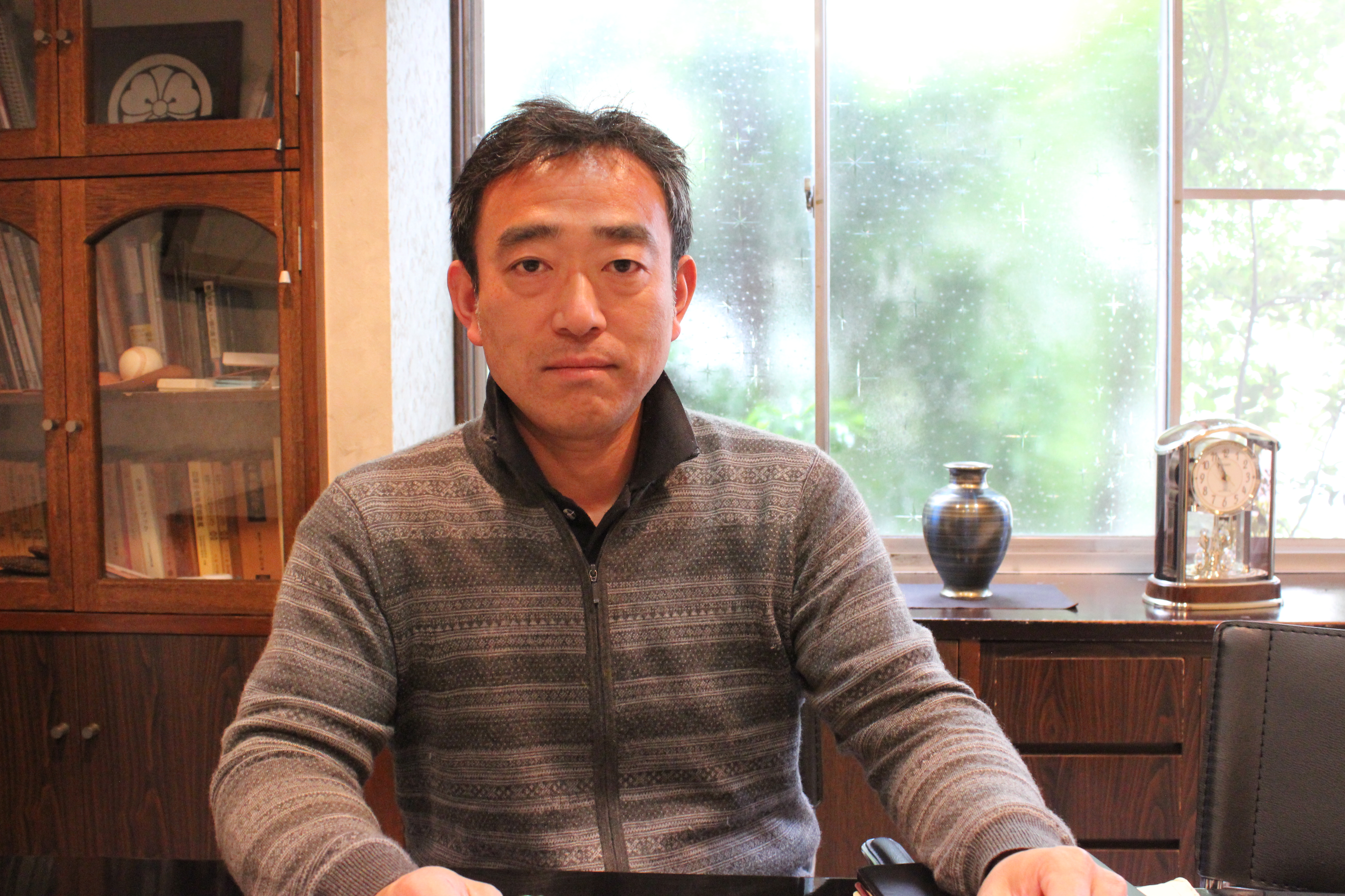 話を伺った、山口産業株式会社専務取締役の山口明宏さん。
