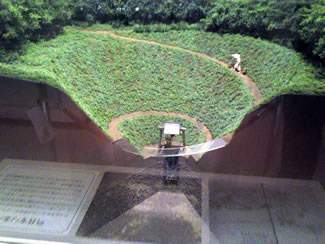 地下3階は、「小平の水環境」について展示。「まいまいず井戸」と呼ばれるすり鉢状の井戸によって、水の少ない武蔵野台地で生活できるようになった。
